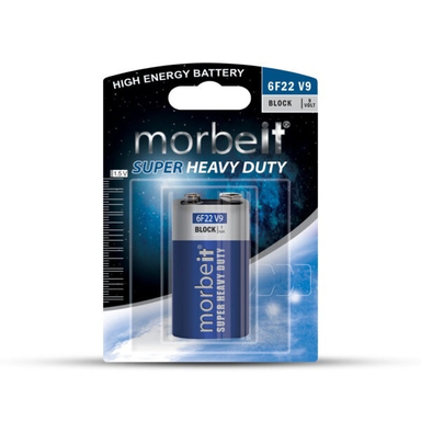 باتری کتابی موربیت مدل 6F22 9V