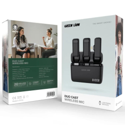 میکروفن بی سیم یقه‌ ای گرین لاین مدل Duo Cast Type-C