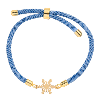 دستبند طلا 18 عیار زنانه میلی گالری مدل آسانسوری طرح برف کد MT1486