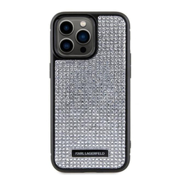 کاور گوشی موبایل کارل لاگرفلد مدل Rhinestone مناسب برای اپل iPhone 15 Pro