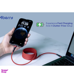 کابل تبدیل Type-C به Lightning فوربری مدل Magnetic KS-CL01-20W طول 1 متر