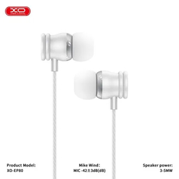 هندزفری باسیم تایپ سی ایکس او مدل XO EP80 طول 1.2 متر
