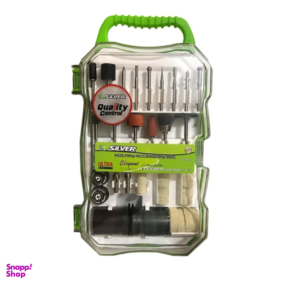 سری فرز انگشتی سیلور کد GT-RA70 مجموعه 70 عددی