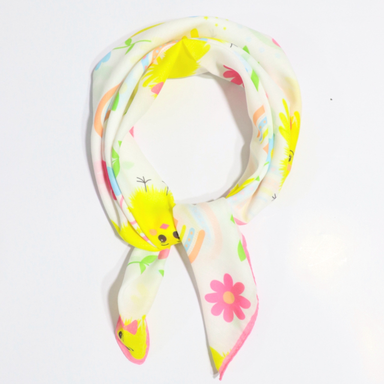 مینی اسکارف دخترانه طرح گنجشک کد 1030