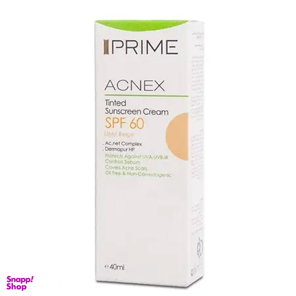 کرم ضد آفتاب پریم مدل Acnex Tinted حجم 40 میلی‌‌ لیتر