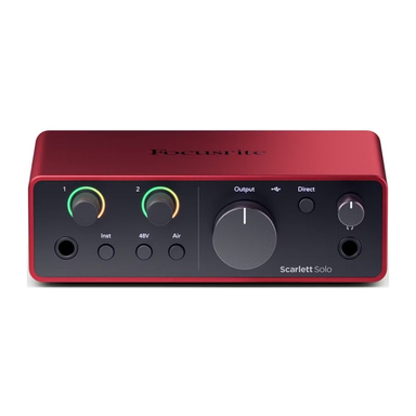 کارت صدا استودیویی فوکوسرایت مدل Scarlett Solo 4th Gen