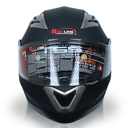 کلاه کاسکت فک متحرک ردلاین مدل 935 رنگ مشکی مات به همراه کاور