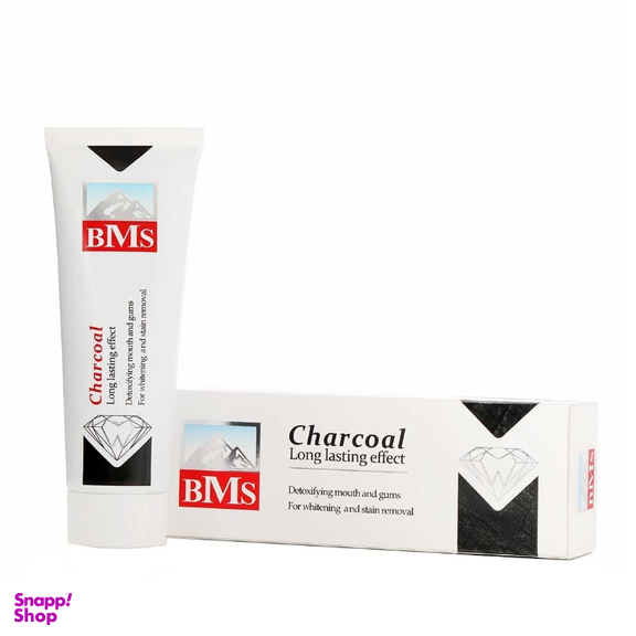 خمیر دندان بی ام اس مدل Charcoal وزن 100 گرم