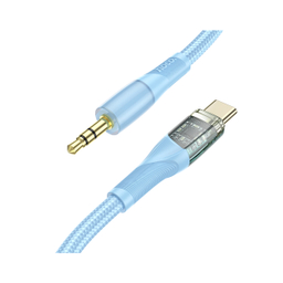 کابل تبدیل USB-C به جک 3.5 میلی متری هوکو مدل UPA25 طول 1 متر