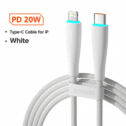 کابل دیتا USB-C به Lightning توکی مدل BMH05 طول 2 متر