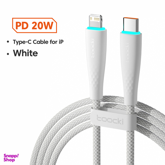 کابل دیتا USB-C به Lightning توکی مدل BMH05 طول 2 متر