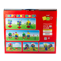 اسباب بازی پارک 98 پازل پارک شادی 98 قطعه TAK TOY HAPPY PARK BLOCKS 1077