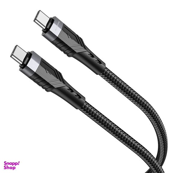 کابل دیتا 60 وات Type-C بروفون مدل BU35 طول 1.2 متر
