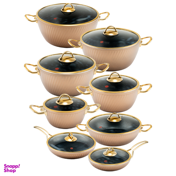 سرویس قابلمه 16 پارچه ام جی اس طرح ماینز سری دوم 5644