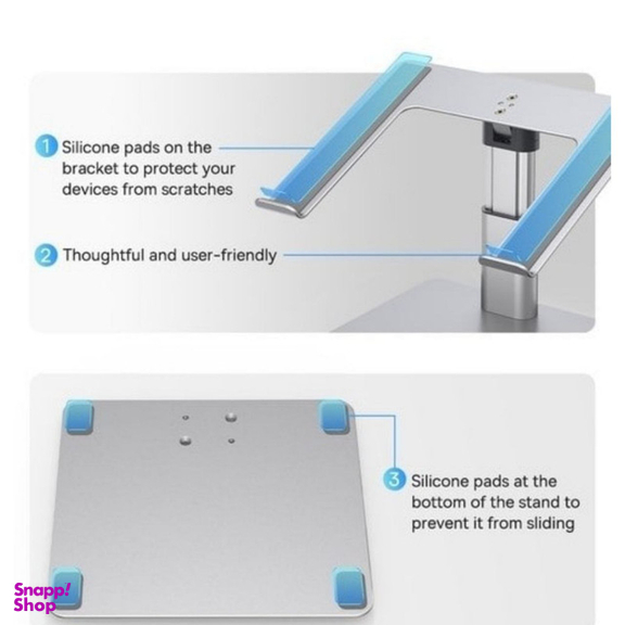 پایه نگهدارنده لپ تاپ بیسوس مدل Mental Adjustable Stand