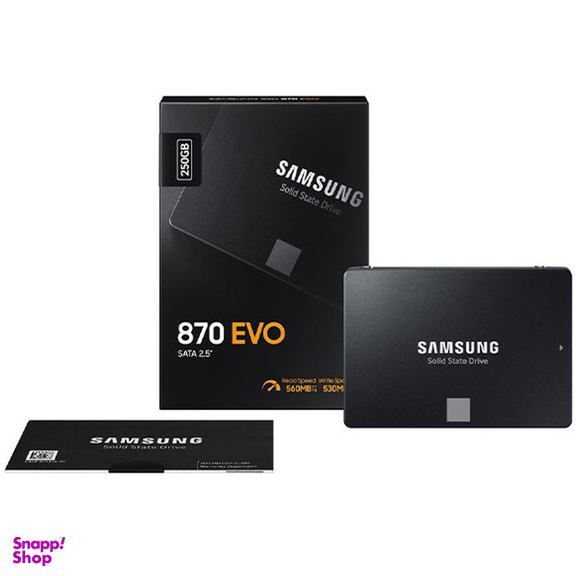 حافظه SSD اینترنال سامسونگ مدل EVO 870 ظرفیت 250 گیگابایت