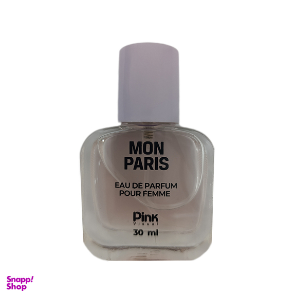 عطر جیبی زنانه پینک ویژوآل مدل Mon Paris