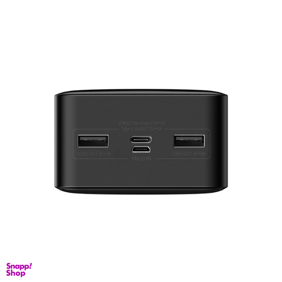 پاوربانک 15 وات بیسوس مدل PPBD050201 ظرفیت 30000 میلی آمپر ساعت