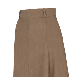 دامن زنانه سرژه مدل 210213 رنگ قهوه ای