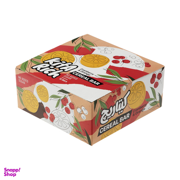 سریال بار کرنبری و پرتقال کیتاریچ وزن 40 گرم بسته 12 عددی