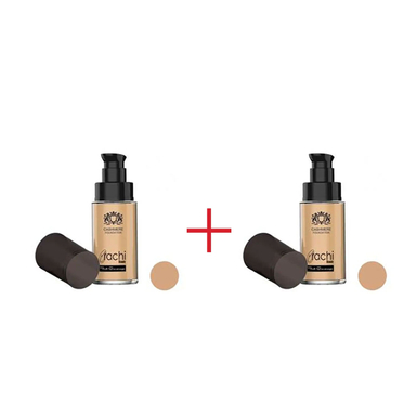 کرم پودر اوراچی مدل Cashmere Foundation حجم 30 میلی‌لیتر مجموعه 2 عددی
