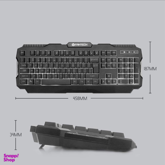 کیبورد باسیم مخصوص بازی فنتک مدل Hunter Pro K511