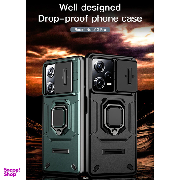 کاورگوشی موبایل سامورایی مدل Shockproof مناسب برای Redmi Note 12 Pro 5G / Poco X5 Pro 5G
