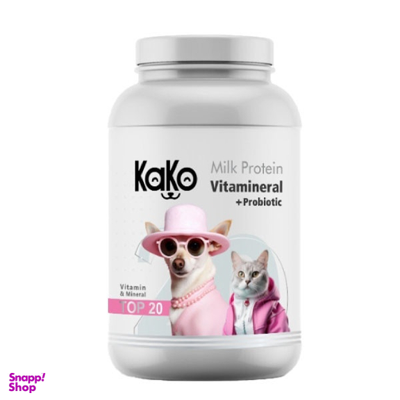 مکمل تقویت عضله سگ و گربه کاکو کد W-Top20 وزن 250 گرم