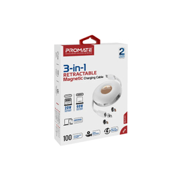 کابل تبدیل USB-C به USB-C/ microUSB / لایتنینگ پرومیت مدل QUIVER طول 1 متر