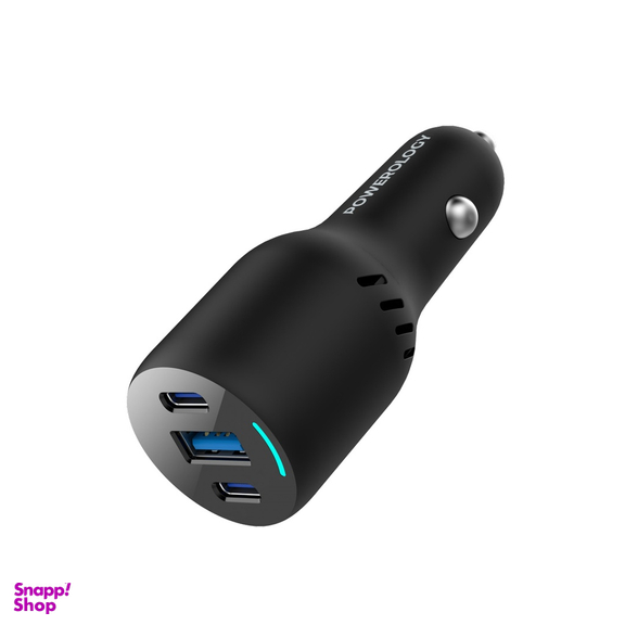 شارژر فندکی 65 وات پاورولوژی مدل Triple Port