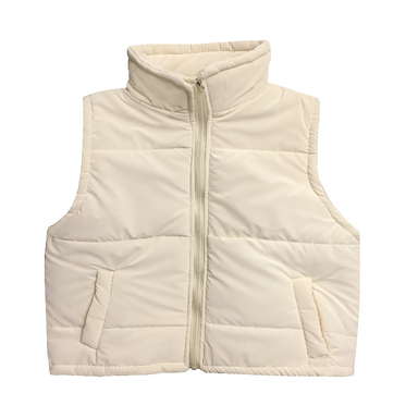 پافر زنانه مدل زارا رنگ کرم وانیلی