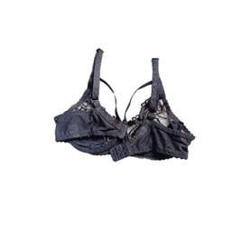 سوتین زنانه مدل توری طرح پلنگی کد 906 رنگ مشکی