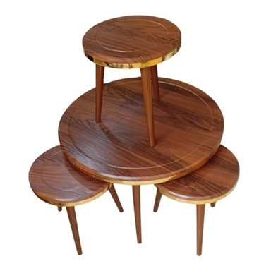 میز عسلی پایتخت کد 0980 مجموعه 4 عددی