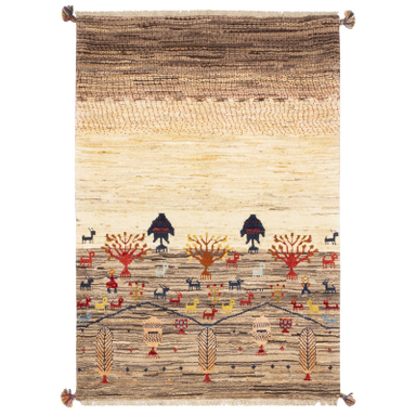 گبه دستباف سی پرشیا کد 122132 سایز 147x100 سانتی متر