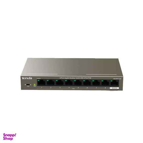 سوییچ غیرمدیریتی 9 پورت PoE تندا مدل TEG1109P-8-102W