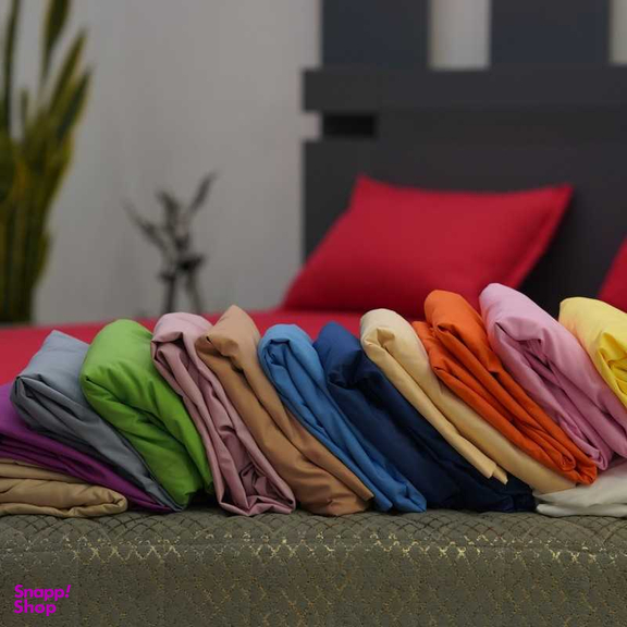سرویس ملحفه کوکوجم مدل Plain دو نفره 3 تکه