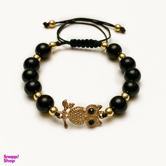 دستبند زنانه مدل جغد و سنگ انیکس سورا کد B008