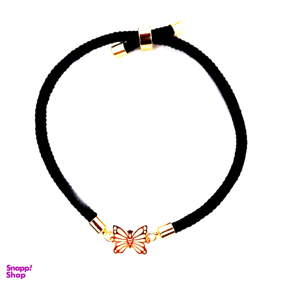 دستبند طلا 18 عیار زنانه مدل پروانه کد 01