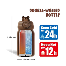 فلاسک کودک زوی زویی مدل Fox کد E8 گنجایش 0.45 لیتر