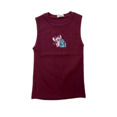 تاپ زنانه استیج کد Solo c13 رنگ زرشکی