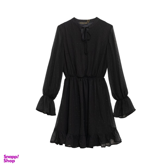 پیراهن زنانه برنس مدل پرنسا رنگ مشکی