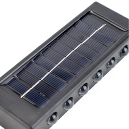 چراغ دیواری خورشیدی دوطرفه سولونیکس مدل 12 LED مجموعه 2 عددی