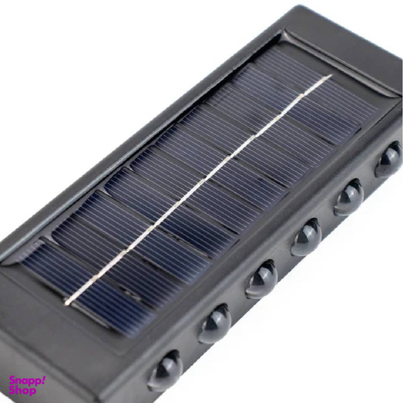 چراغ دیواری خورشیدی دوطرفه سولونیکس مدل 12 LED مجموعه 2 عددی