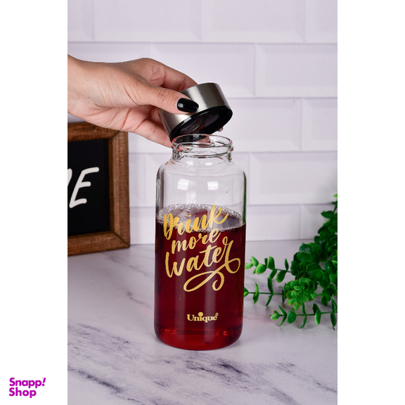 بطری یونیک طرح drink more water کد 3054-4
