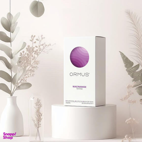 ژل ماسک صورت اورموس مدل نیاسینامید حجم 15 میلی لیتر بسته 6 عددی