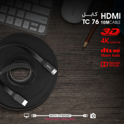کابل HDMI 4k تسکو مدل TC76 طول 10 متر
