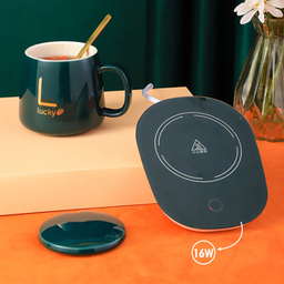 ماگ لاکی مدل Warmer Cup به همراه صفحه گرم کن برقی