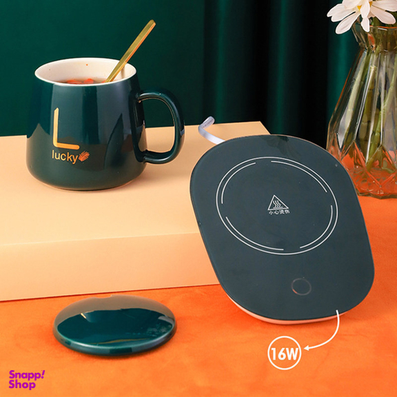 ماگ لاکی مدل Warmer Cup به همراه صفحه گرم کن برقی