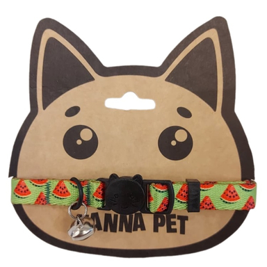 قلاده گربه حناپت مدل هندوانه QC-107 کد 21504