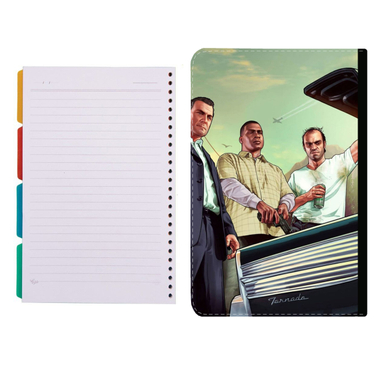 کلاسور طرح بازی gta کد 477 به همراه کاغذ کلاسور